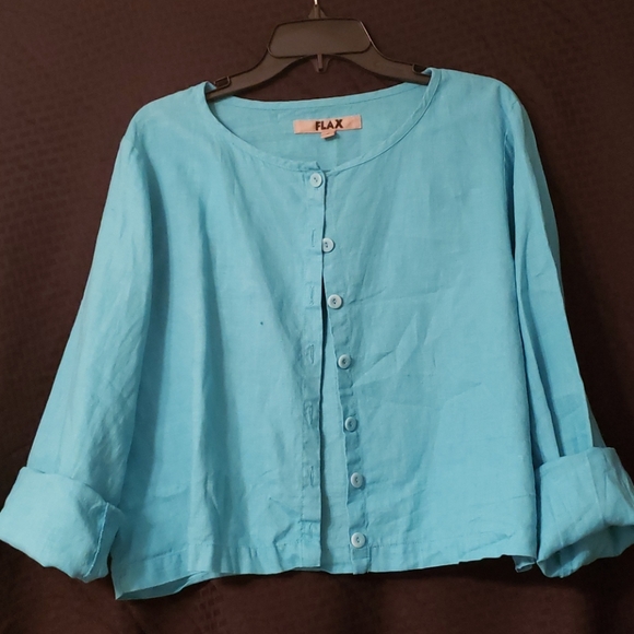 Flax Tops - FLAX JACKET Small